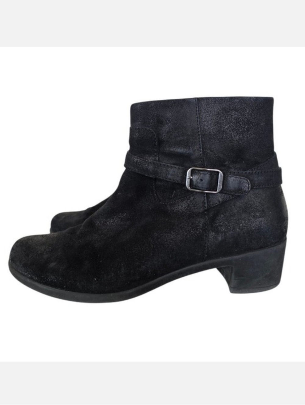 Dansko Cagney Buckle‎ Leather Effortless Boho Chic Workwear Ankle Boots sz 9.5